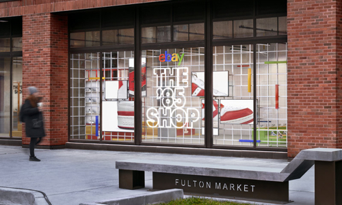 Exterior photo of eBay's The '85 Shop