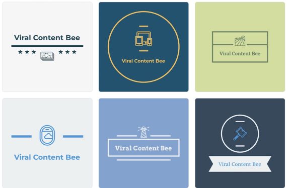 Screenshot of "Viral Content Bee" logo in Shopify.
