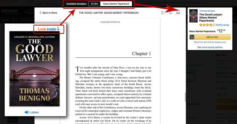 Use 'Look Inside' to Sell More Products - Practical Ecommerce