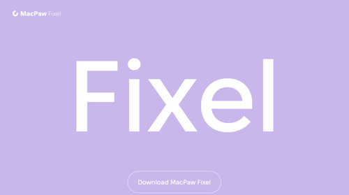 Fixel home page