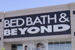 Bed Bath & Beyond store and signage in a prominent shopping center