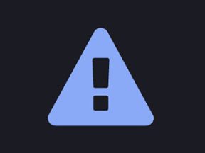 uBlock Orgin's icon of an exclamation point on a "danger" emblem
