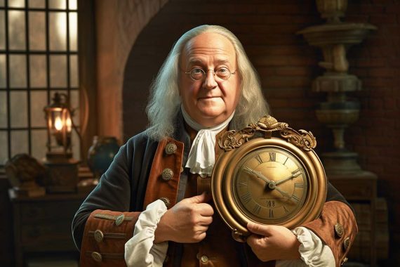 AI-generated image of Ben Franklin
