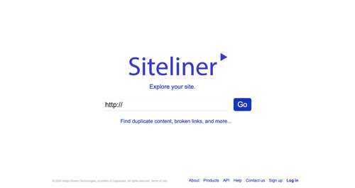 Home page of Siteliner