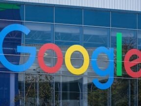 Google headquarters in Mountain View, California, USA