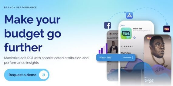 Screenshot of Branch.io's attribution web page