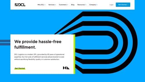 Home page of DCL Losistics