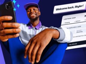 Image from Bolt of a male looking at his smartphone