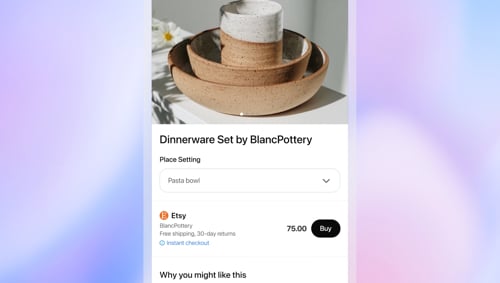 Web page for ChatGPT's Instant Checkout