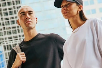 Image from Lululemon Like New of a male and female wearing resold apparel