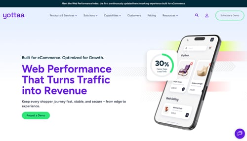 Home page of Yottaa