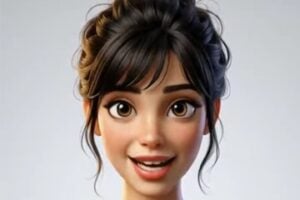 Female avatar from Lemon Slice's home page