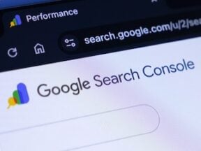 Screenshot of Search Console page showing the logo