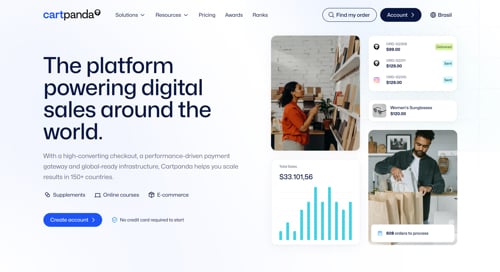 Home page of Cartpanda