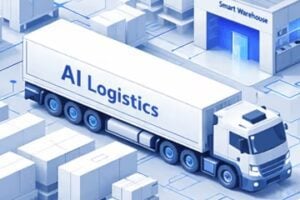 Image from Stord of a semi-truck with "AI Logistics" on the side of the trailer