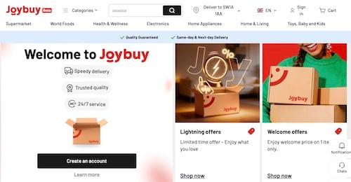 Home page of Joybuy Home page of Joybuy