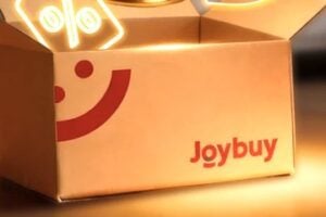Image from Joybuy of a parcel shipping box