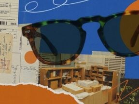 Image from Shopify of sunglasses on the B2B page