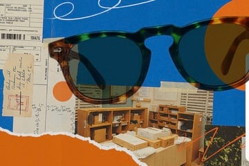 Image from Shopify of sunglasses on the B2B page