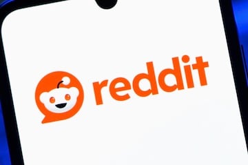 Reddit logo on a smartphone screen