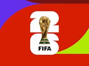 FIFA World Cup logo an d flag