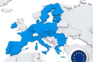 Illustration of an E.U. map