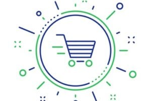 Illustration of a shopping cart icon