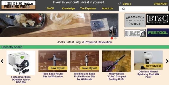 Home page of Tools for Working Wood Home page of Tools for Working Wood