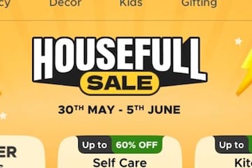 Screenshot of Blinkit's home page