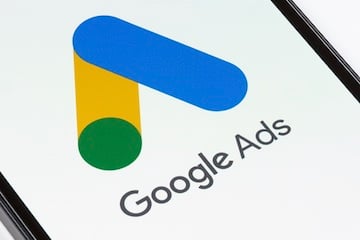 Google Ads logo on a smartphone