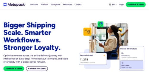 Home page of Metapack