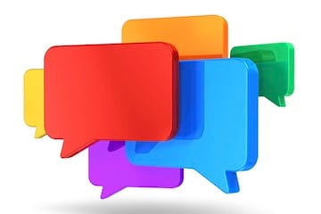 Illustration of text messaging concept