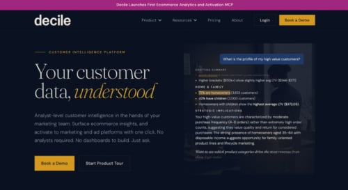 Home page of Decile