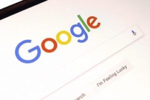Google search bar on a phone screen
