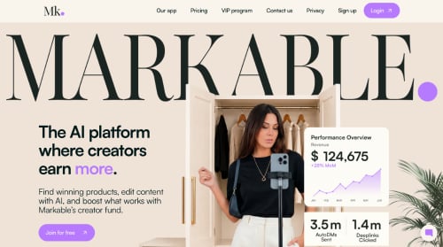 Home page of Markable