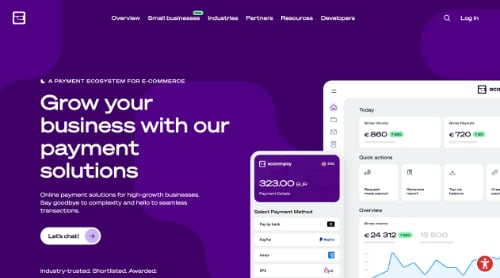Home page of Ecommpay Home page of Ecommpay