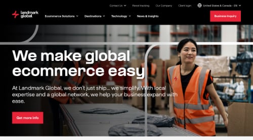 Home page of Landmark Global Home page of Landmark Global