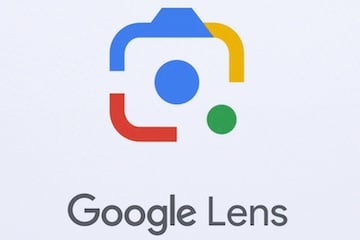 Google Lens icon on a phone screen
