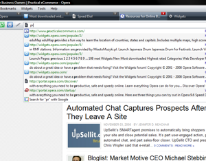 Opera's Quick Find Feature Make it Easy to Search