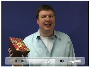 Screen capture of the Fruitcake video