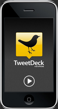 TweetDeck app.