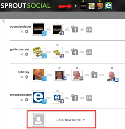 Sprout Social walks users through the process of setting up a new account.