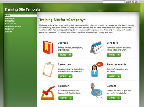 Google Sites Templates