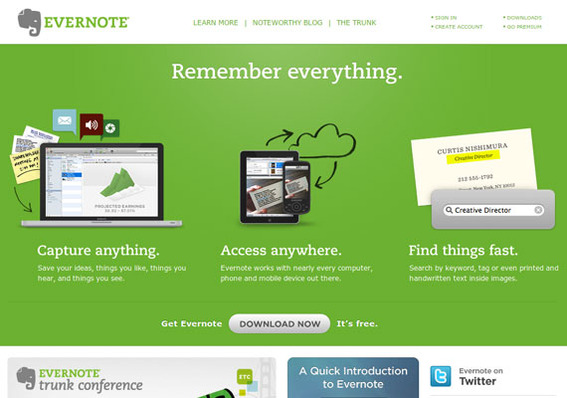 Evernote is a premiere document and image storage and organization tool.