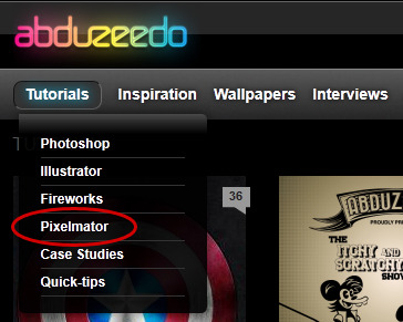 Abduzeedo includes Pixelmator tutorials with its main focus of Photoshop and Illustrator.