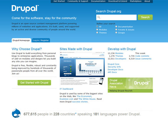 Drupal has excellent features for authors that are technical novices.