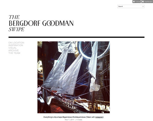 The Bergdorf Goodman Swipe.