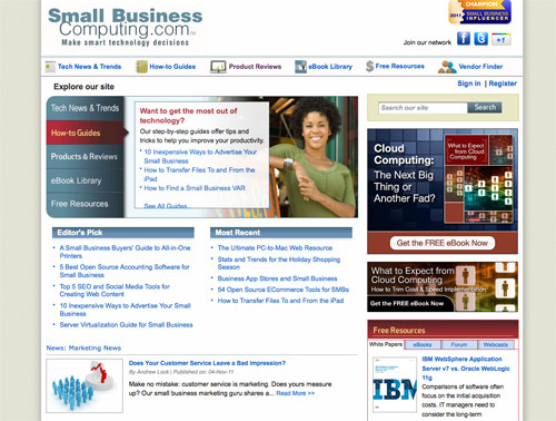Small Business Computing.