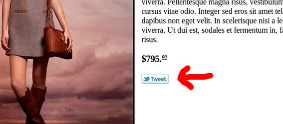 The Twitter Tweet button is easy to integrate into your site.