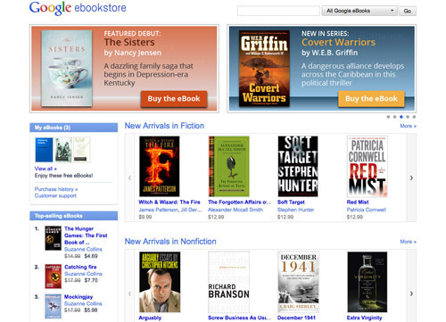 Google eBookstore.